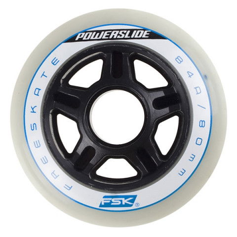 Promocje - Kółka do Rolek Powerslide Freeskate Cell 09 84mm/80a - Biało/Niebieskie OEM - Zdjęcie 1