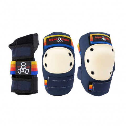 Ochraniacze - Ochraniacze Triple Eight Saver CS 3 Pack JR - Pacific Beach - Zdjęcie 1