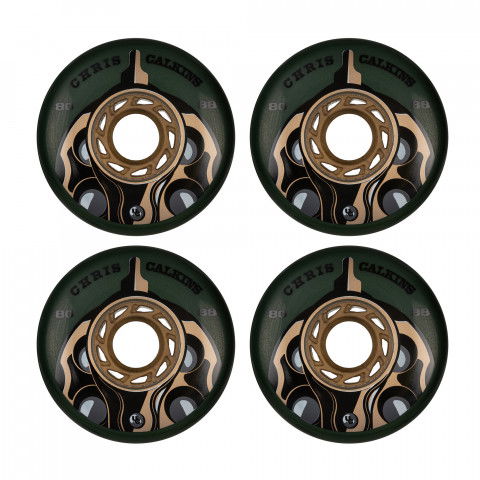 Kółka - Kółka do Rolek Undercover TV Line Chris Calkins II 80mm/88a Full (4 szt.) - Zdjęcie 1