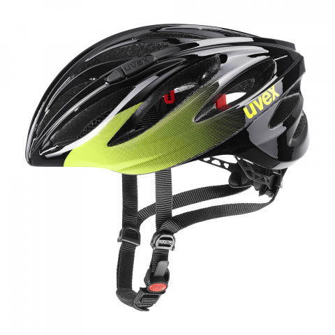 Kaski - Kask Uvex Boss Race - Czarno/Żółty - Zdjęcie 1