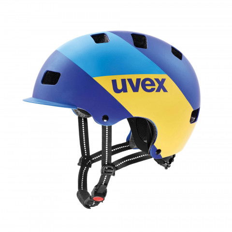 Kaski - Kask Uvex HLMT 5 Pro - Niebiesko/Żółty - Zdjęcie 1