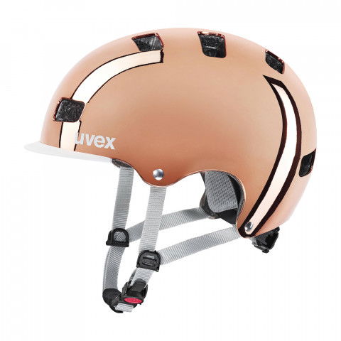 Kaski - Kask Uvex HLMT 5 Pro - Różany Chrome - Zdjęcie 1