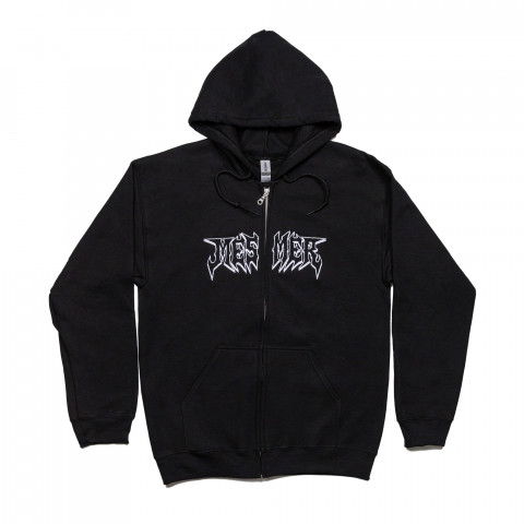 Bluzy - Bluza Mesmer Goth Zipped Hooded - Czarna - Zdjęcie 1