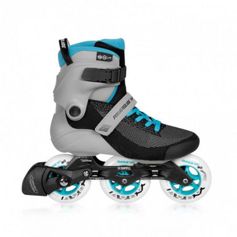 Rolki - Rolki Powerslide Swell Lite 100 - Grey/Blue - Powystawowe - Zdjęcie 1