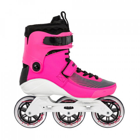 Rolki - Rolki Powerslide Swell 100 - Electric Pink CP - Zdjęcie 1
