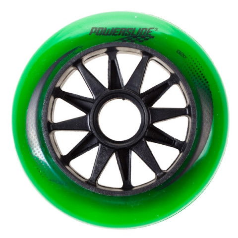 Promocje - Kółka do Rolek Powerslide Impact 100mm/82a 10 - Zielone - Zdjęcie 1