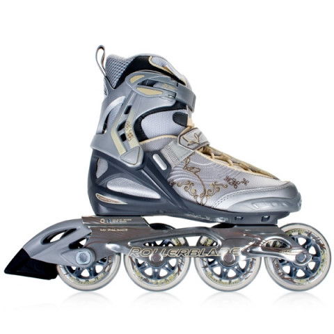 Rolki - Rolki Rollerblade Spark 84 LX W 10 - Szaro/Piaskowe - Zdjęcie 1