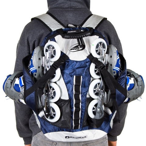 Plecaki - Plecak Rollerblade Quantum Backpack M 10 - Szaro/Niebieski - Zdjęcie 1
