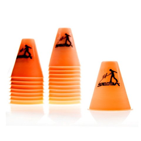 Kubeczki do Slalomu - Seba Slalom Cones - Pomarańczowe (20 szt.) - Zdjęcie 1
