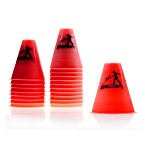 Kubeczki do Slalomu - Seba Slalom Cones - Czerwone (20 szt.) - Zdjęcie 1