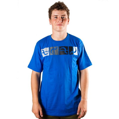 Koszulki - Koszulka Ground Control Change T-shirt 10 - Niebiesko Szary - Zdjęcie 1