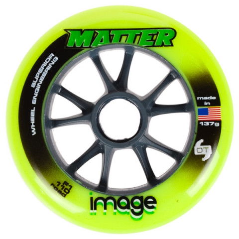 Kółka - Kółka do Rolek Matter Image F1 110 Solid Core - Żółte - Zdjęcie 1