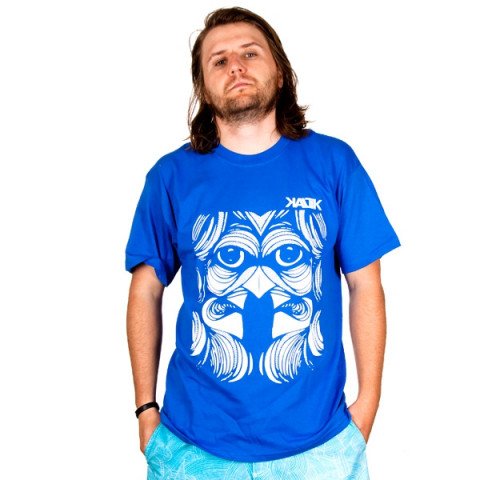 Koszulki - Koszulka Kaltik Face T-shirt - Niebieski - Zdjęcie 1