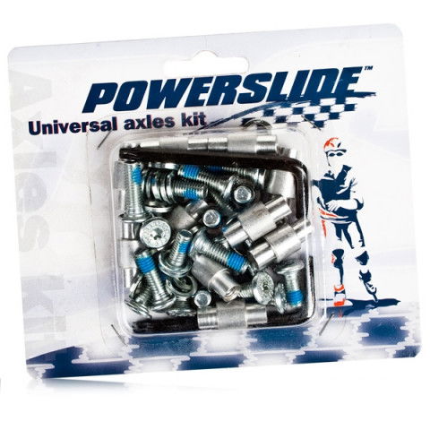 Śruby / Tulejki - Powerslide Universal Axle Kit 6mm - Zdjęcie 1
