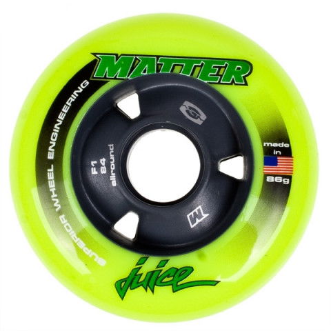 Kółka - Kółka do Rolek Matter Juice F1 84 Hollow Core - Żółte - Zdjęcie 1