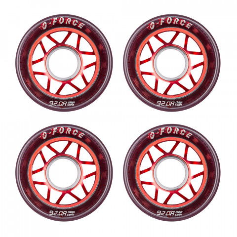 Kółka - Kółka do wrotek Chaya G-Force Alloy 59x38mm/92a (4 szt.) - Zdjęcie 1