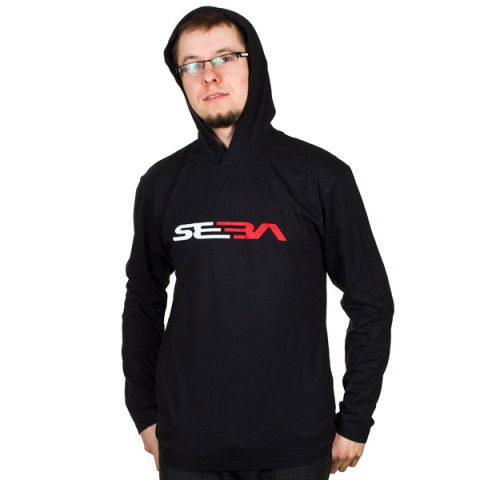 Koszulki - Koszulka Seba Capuche T-shirt - Czarna - Zdjęcie 1