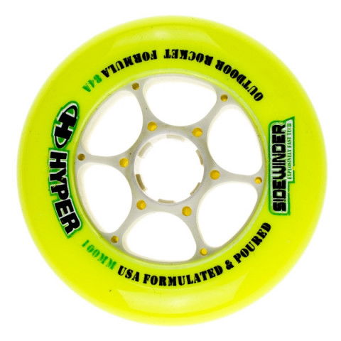 Promocje - Kółka do Rolek Hyper Sidewinder 100mm/84a - Żółto/Natural - Zdjęcie 1