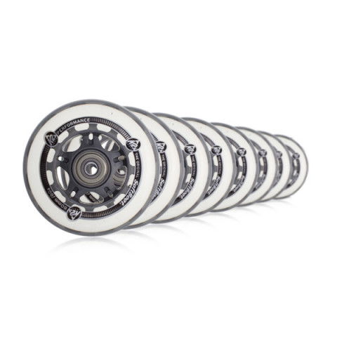 Kółka - Kółka do Rolek K2 80mm/80a (ILQ 7 + Tulejki) - 8 szt. - Zdjęcie 1