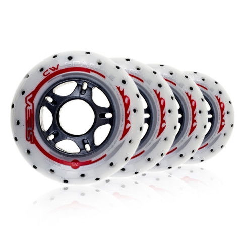 Promocje - Kółka do Rolek Seba CW Sparkling Pack 76mm/85a (4 szt.) - Zdjęcie 1