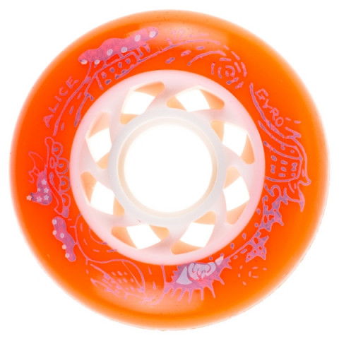 Kółka - Kółka do Rolek Gyro Alice 72mm/84a - Pomarańczowe - Zdjęcie 1