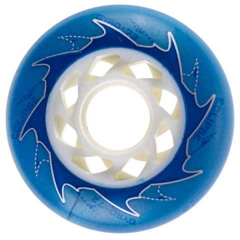 Kółka - Kółka do Rolek Gyro Eclipse 72mm/83a - Niebieskie - Zdjęcie 1