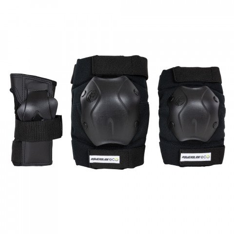 Ochraniacze - Ochraniacze Powerslide Standard Eco Tri-Pack - Czarne - Zdjęcie 1