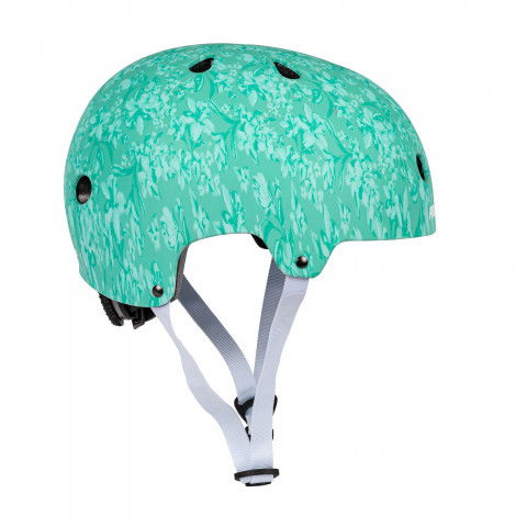 Kaski - Kask Powerslide Pro Urban Floral - Turkusowy - Zdjęcie 1