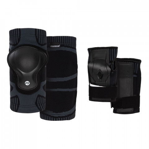 Ochraniacze - Ochraniacze Powerslide Onesie Dual Set - Czarny - Zdjęcie 1