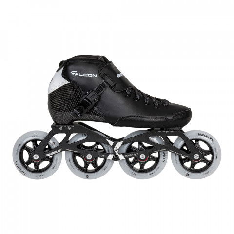 Rolki - Rolki Powerslide Falcon 4x90 195mm - Czarne - Po Zwrocie - Zdjęcie 1