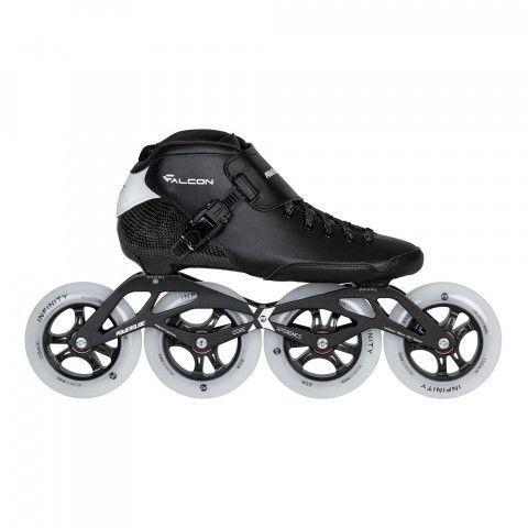 Rolki - Rolki Powerslide Falcon 4x110 195mm - Czarne - Zdjęcie 1