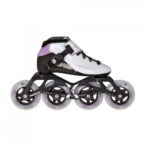 Rolki - Rolki Powerslide Dragon 84 - Białe - Zdjęcie 1