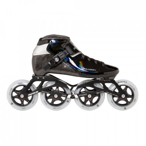 Rolki - Rolki Powerslide Dragon 90 - Czarne - Zdjęcie 1