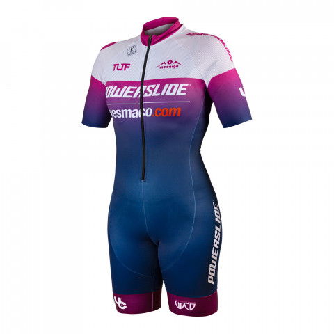 Stroje - Powerslide PS Racing Suit Team - Różowy - Po Zwrocie - Zdjęcie 1