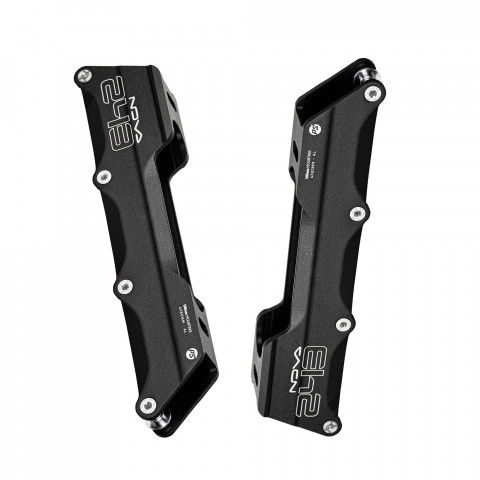 Szyny - Szyny do rolek Powerslide Nova 243mm 4x80mm 165mm - Czarna - Zdjęcie 1