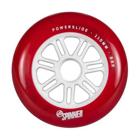 Promocje - Kółka do Rolek Powerslide Spinner 110mm/88a Full Profile - Czerwone (1 szt.) - Zdjęcie 1