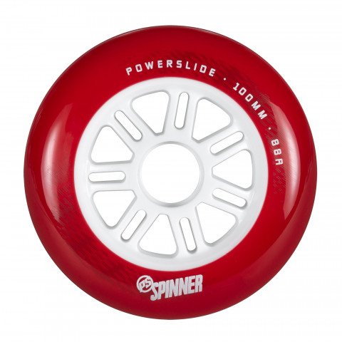Promocje - Kółka do Rolek Powerslide Spinner 100mm/88a Full Profile - Czerwone (1 szt.) - Zdjęcie 1