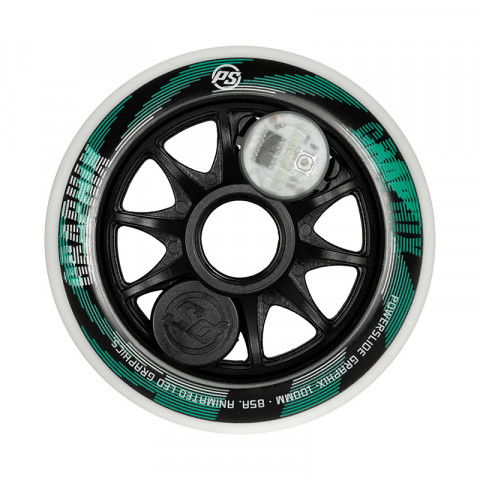 Powerslide - Kółka do Rolek Powerslide Graphix Wheel 100mm/85a - White (1 szt.) - Zdjęcie 1