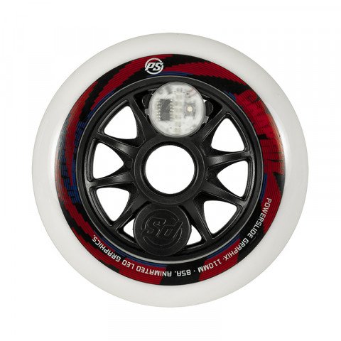 Kółka - Kółka do Rolek Powerslide Graphix Wheel 110mm/85a - Kolorowe Prawe (1 szt.) - Zdjęcie 1
