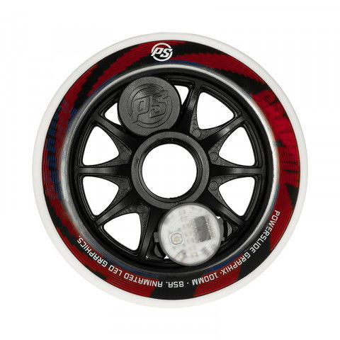 Powerslide - Kółka do Rolek Powerslide Graphix Wheel 100mm/85a - Colorful (1 szt.) - Zdjęcie 1
