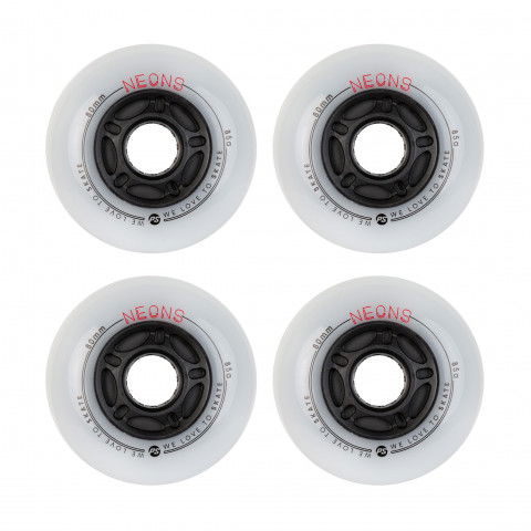 Kółka - Kółka do Rolek Powerslide Neons 80mm/85a - Czerwone (4 szt.) - Zdjęcie 1