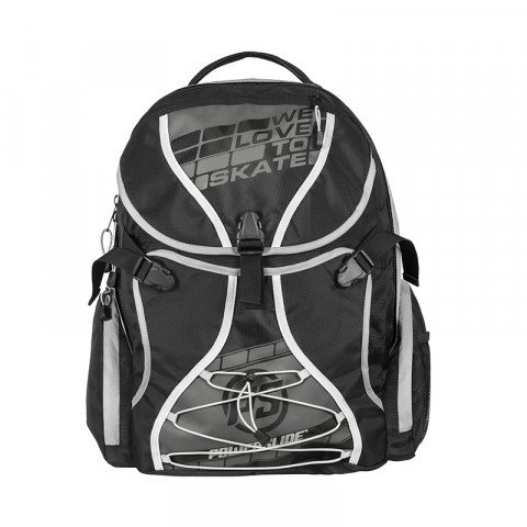 Plecaki - Plecak Powerslide Sports Backpack - Czarno/Srebrny - Zdjęcie 1