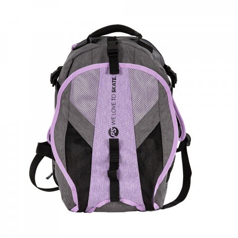 Plecaki - Plecak Powerslide Fitness Backpack - Szaro/Purpurowy - Zdjęcie 1