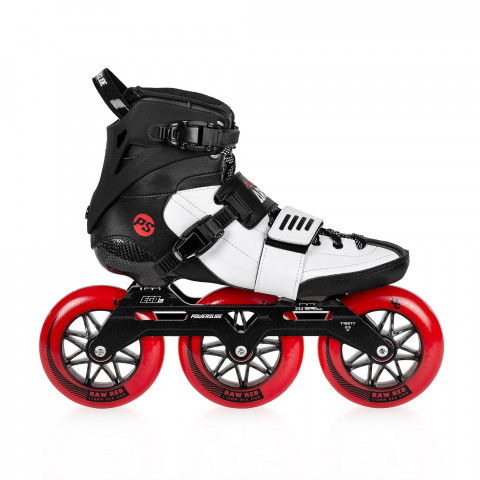 Rolki - Rolki Powerslide Arise SL - Czarno/Biało/Czerwone - Po Zwrocie - Zdjęcie 1