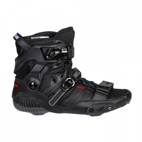Rolki - Rolki Powerslide Hardcore EVO PRO 90 - Czarno/Czerwone - Boot Only - Po Zwrocie - Zdjęcie 1