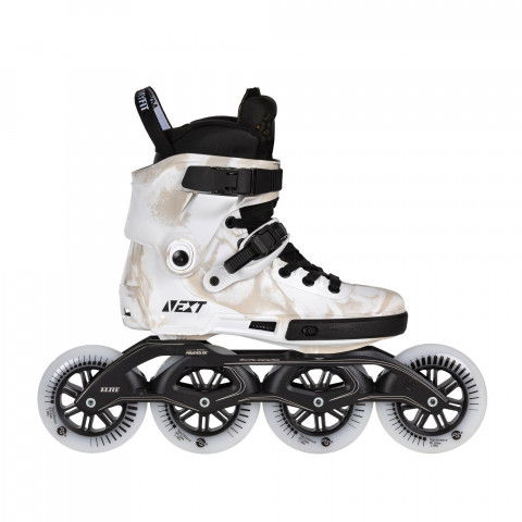Rolki - Rolki Powerslide Next 110 - Biały Marmur OEM - Zdjęcie 1