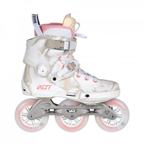 Rolki - Rolki Powerslide Next 100 - Różowy Marmur OEM - Zdjęcie 1