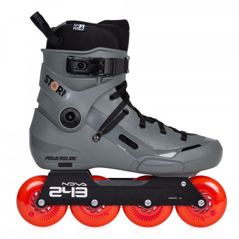 Rolki - Rolki Powerslide Storm 80 Meteor - Ciemnoszare - Zdjęcie 1