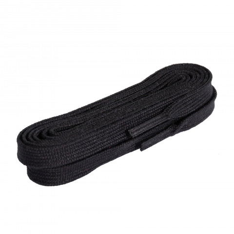 Sznurówki - Sznurówki Powerslide Waxed Laces - Czarno/Czarne - Zdjęcie 1