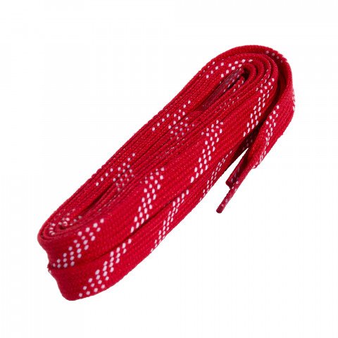 Sznurówki - Sznurówki Powerslide Waxed Laces - Czerwono/Białe - Zdjęcie 1